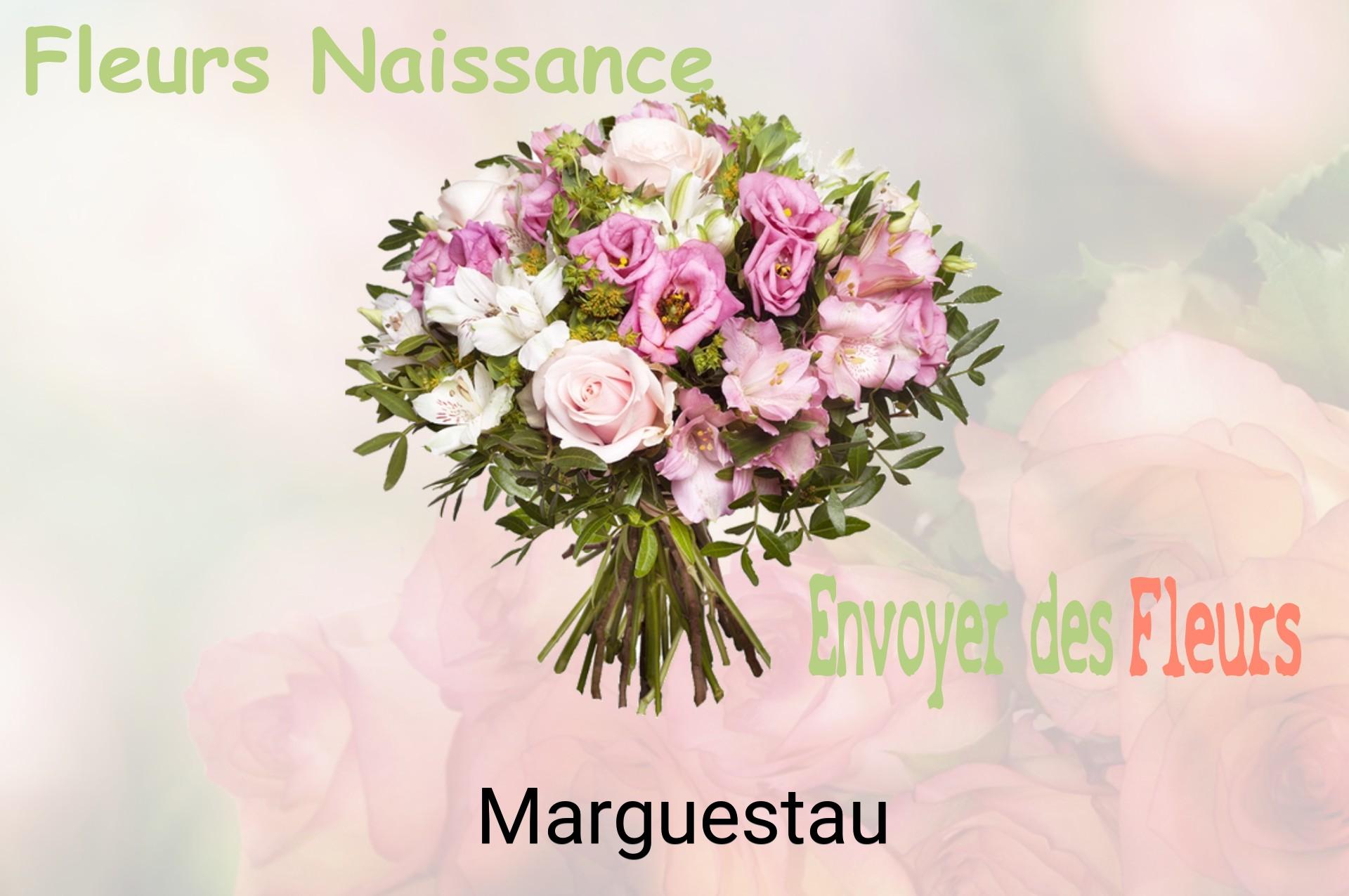Bouquet de fleurs de naissance livré à Marguestau
